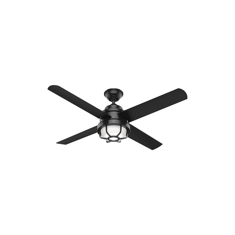 Ventilador de Techo Searow Exterior Luz LED 54 Pulgadas Negro Mate