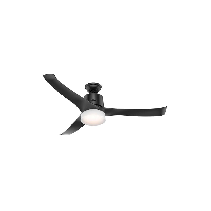Ventilador de Techo Symphony con Luz y Wi-Fi 54 Pulgadas Negro Mate