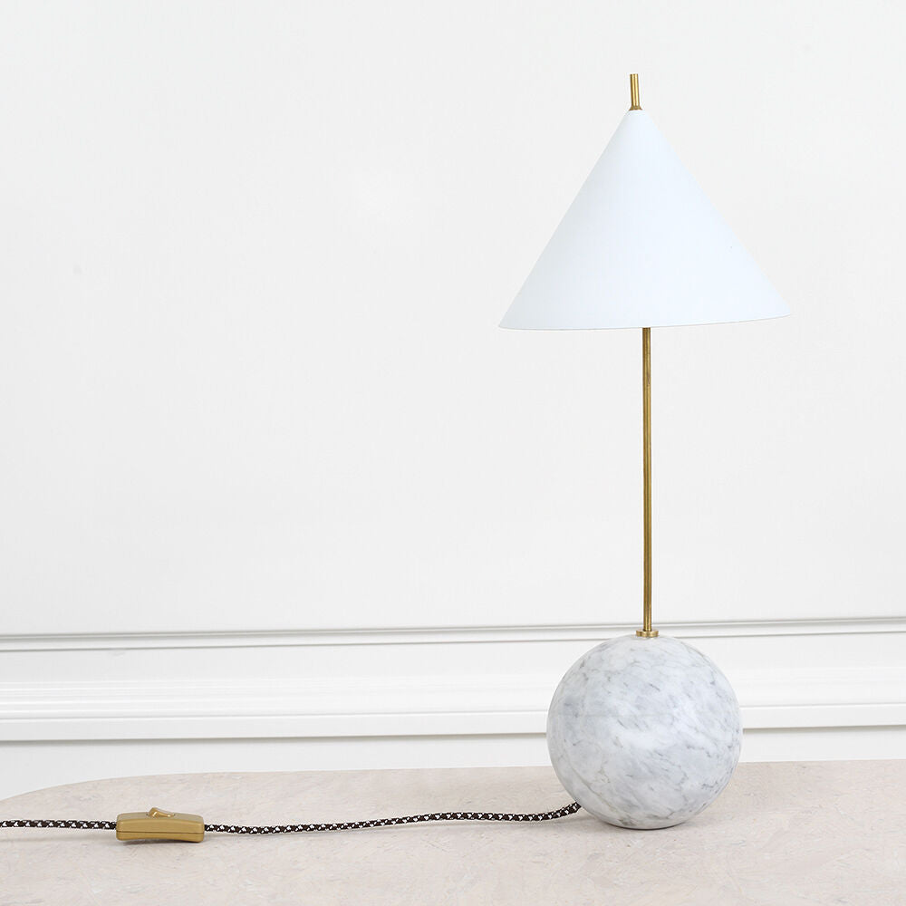 Cleo Orb Base Desk Lamp
