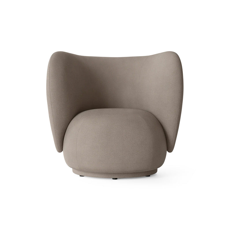 Rico Lounge Chair Swivel Brushed Warm Grey