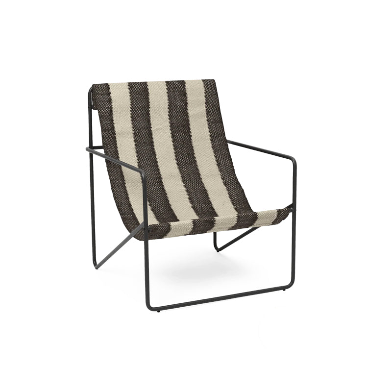 Desert Lounge Chair Black/Off White