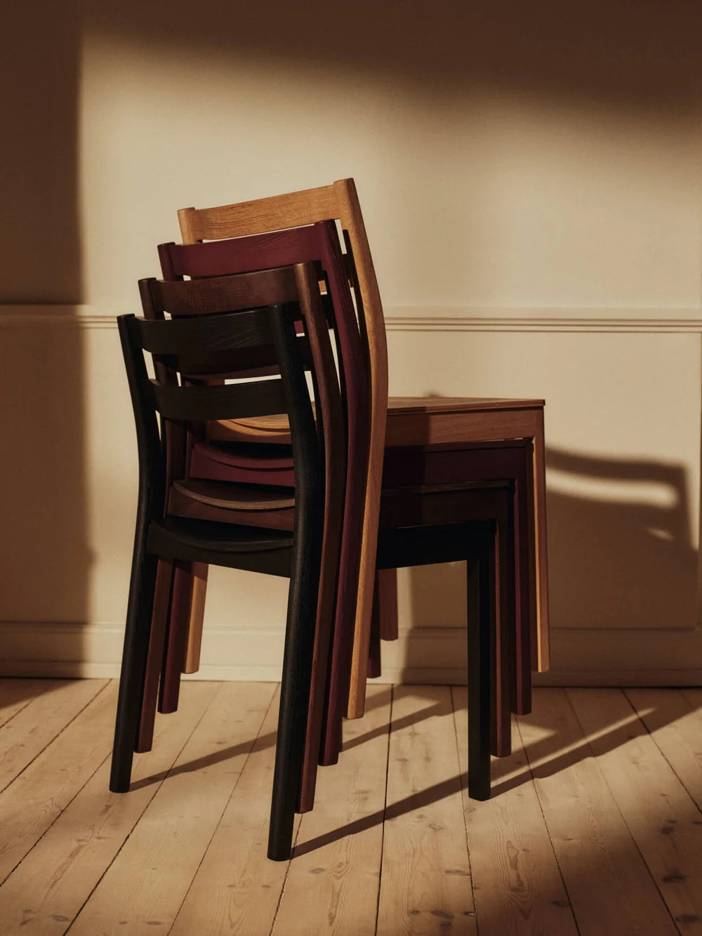 Boda Dining Chair Red Brown