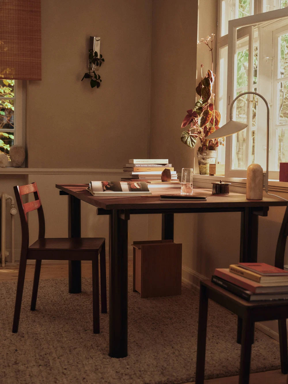 Boda Dining Chair Red Brown