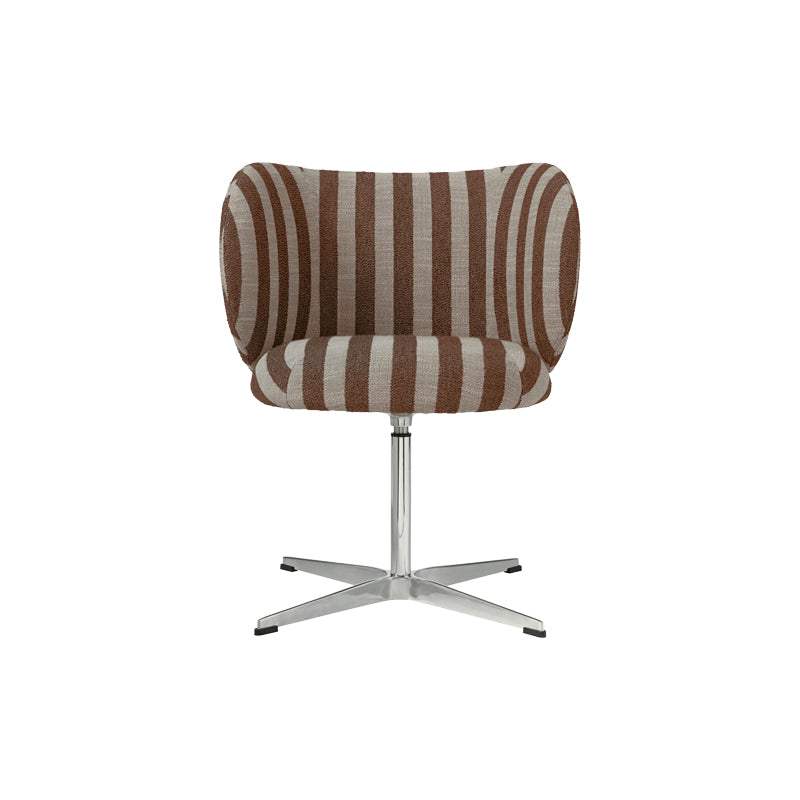Rico Dining Chair Swivel Sand/Chocolate