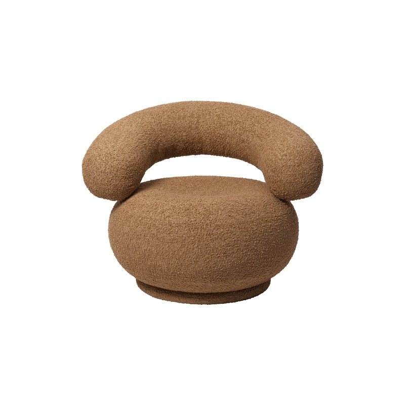 Orbo Lounge Chair Brown