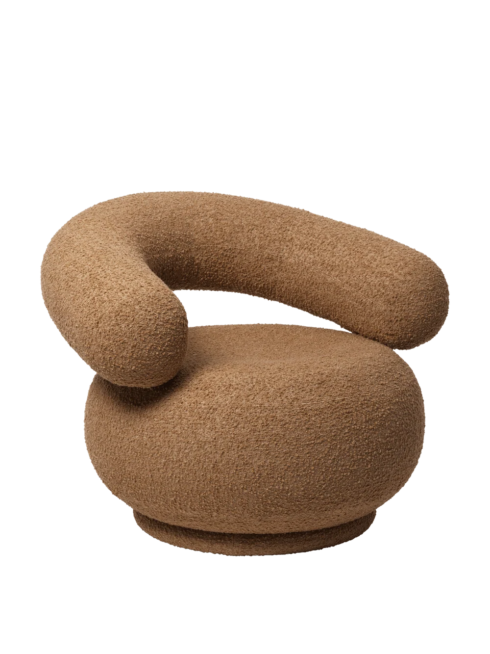 Orbo Lounge Chair Brown