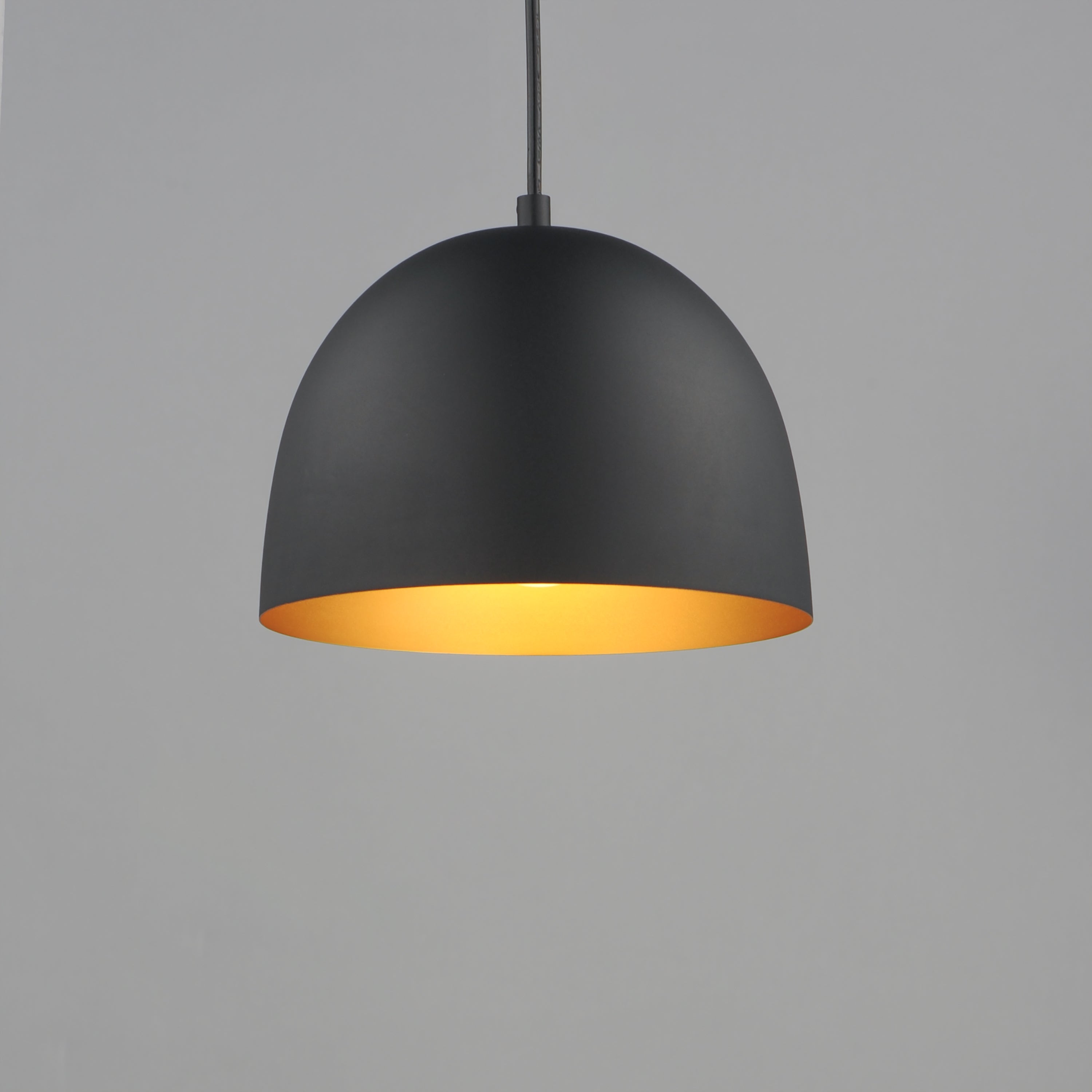 Tova Small Pendant Black/Gold