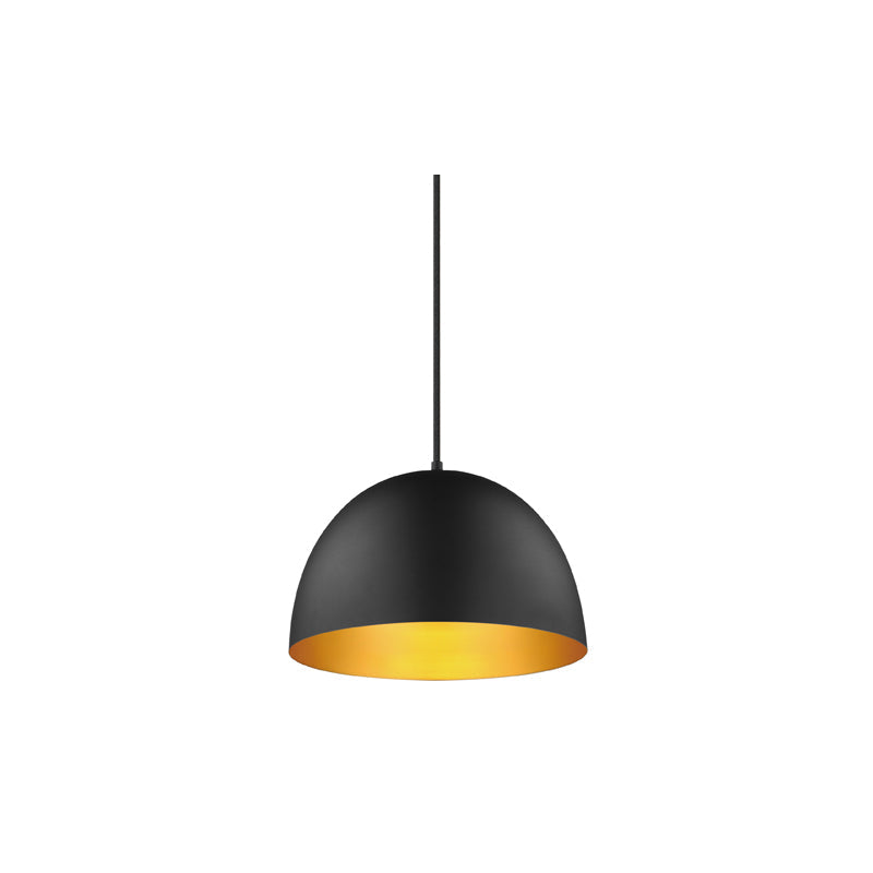 Tova Medium Pendant Black/Gold