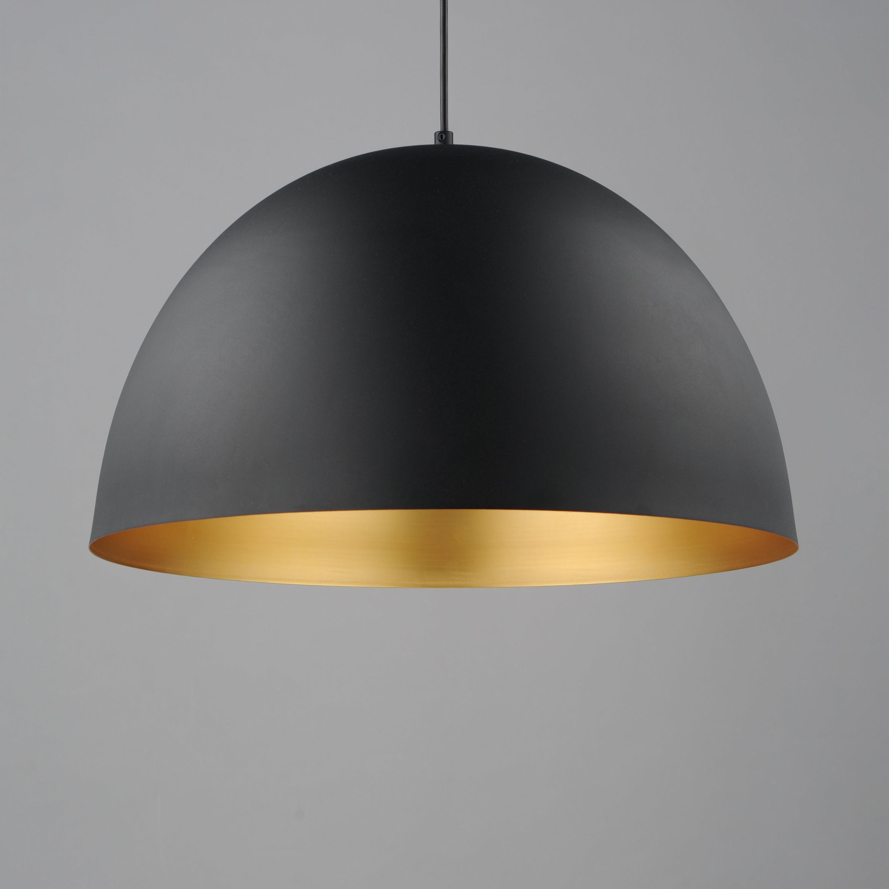 Tova Large Pendant Black/Gold