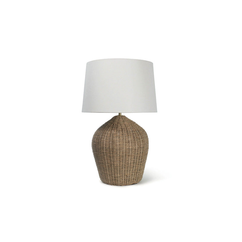 Georgian Table Lamp Rattan