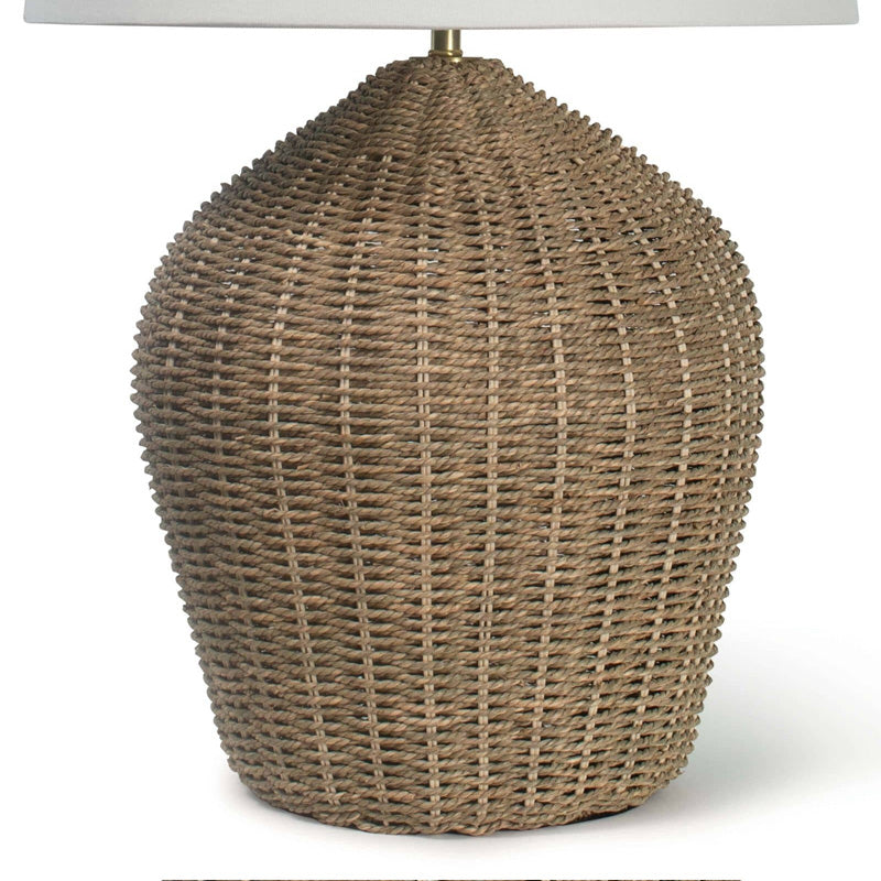 Georgian Table Lamp Rattan