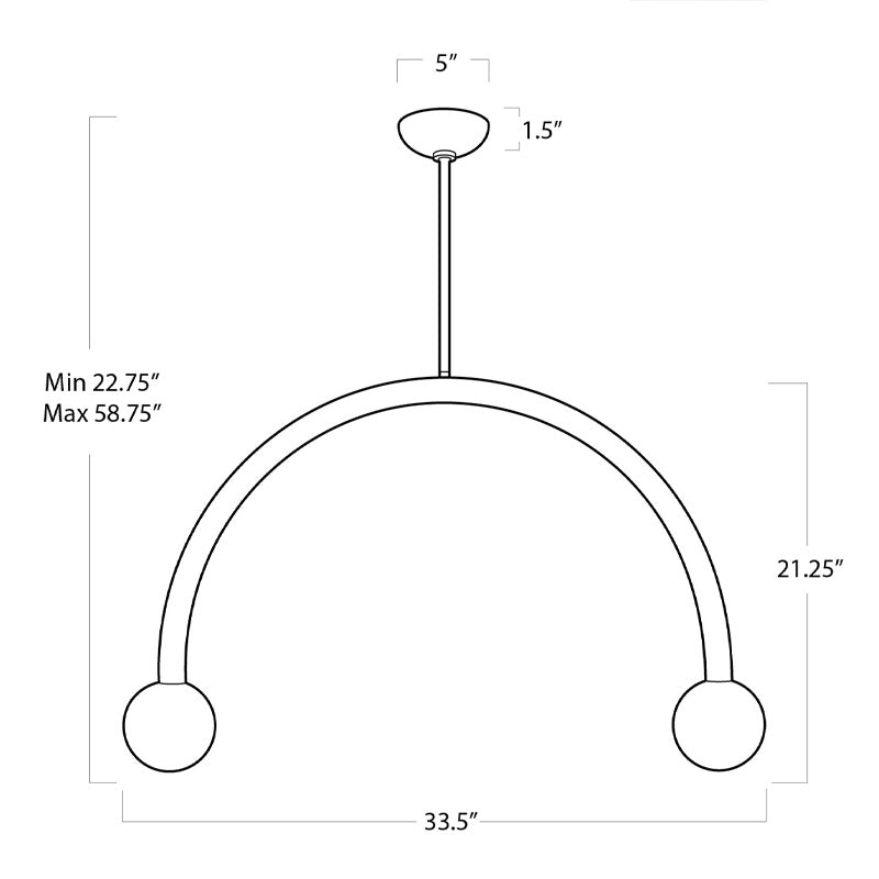 Happy Pendant Large Nickel