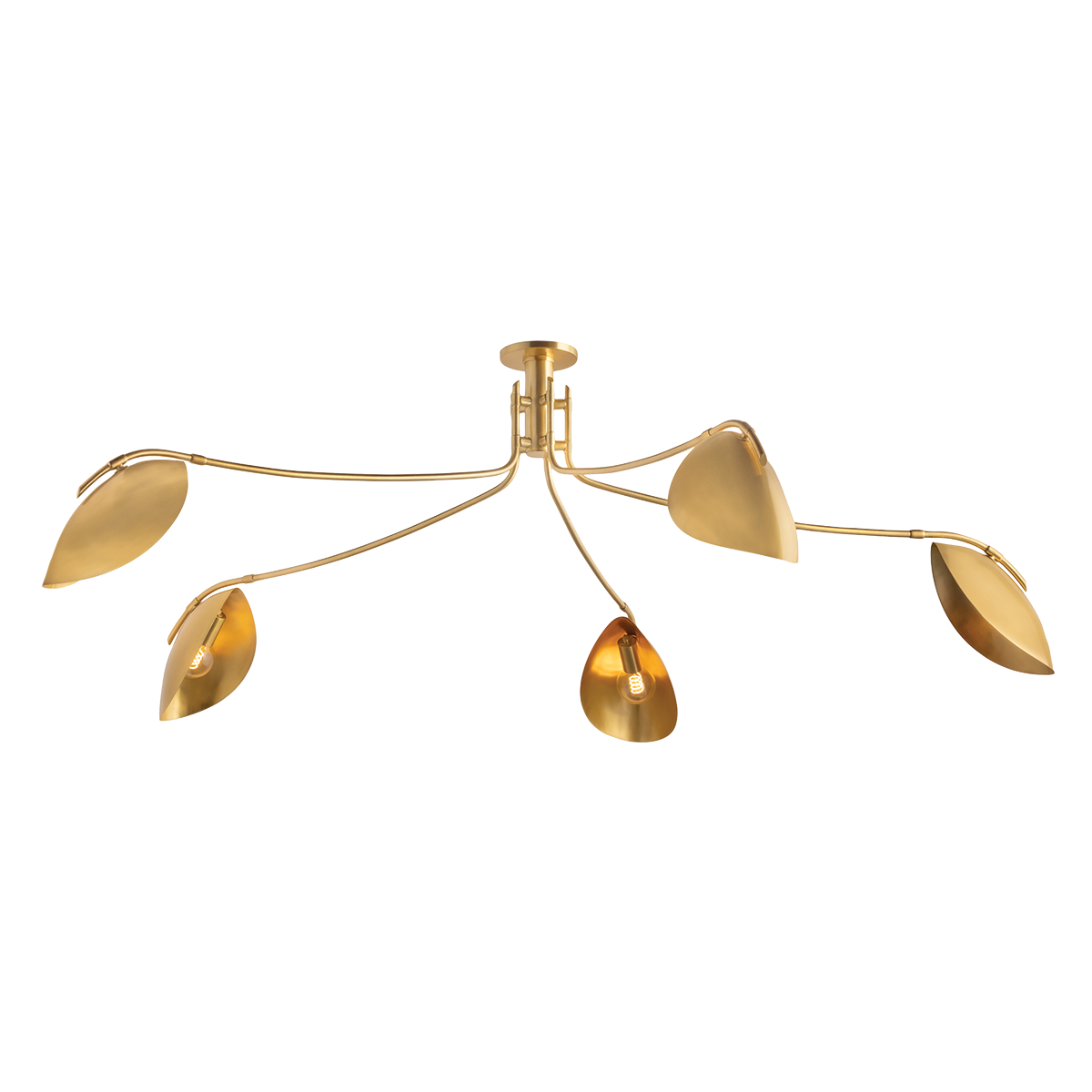 Avondale Flush Mount Brass