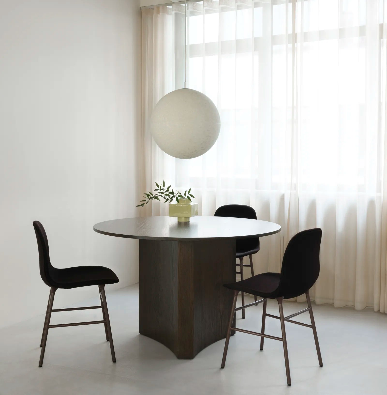 Bue Table Brown Stained Oak