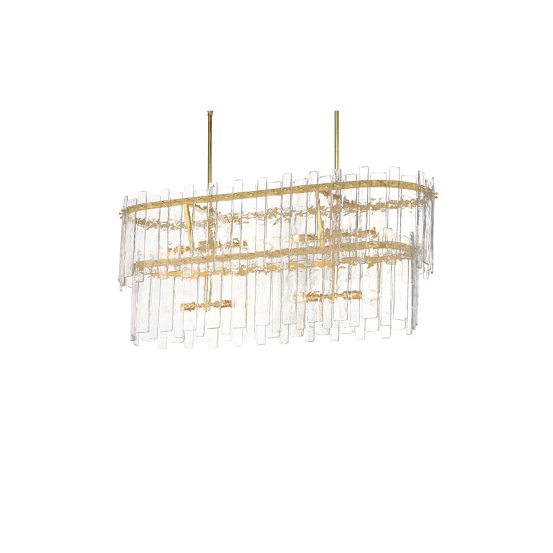 Warren 8 Light Pendant Gold