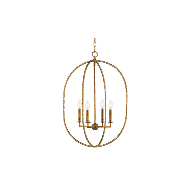 Martel 4 Light Pendant Gold