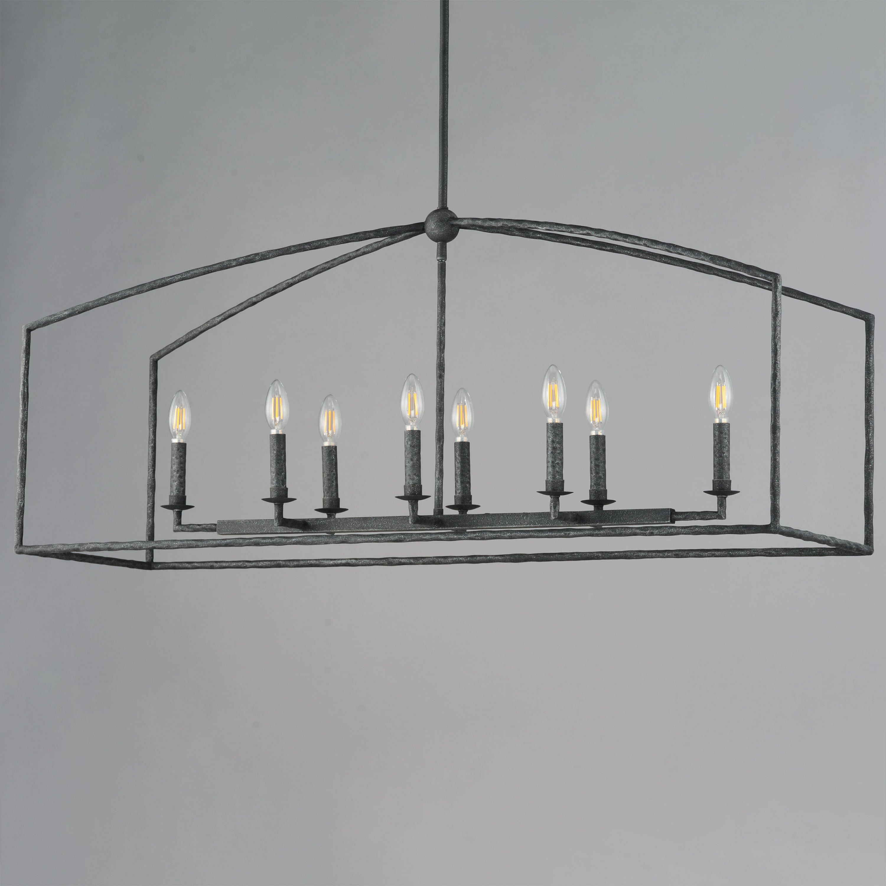 Martel 8 Light Chandelier Black