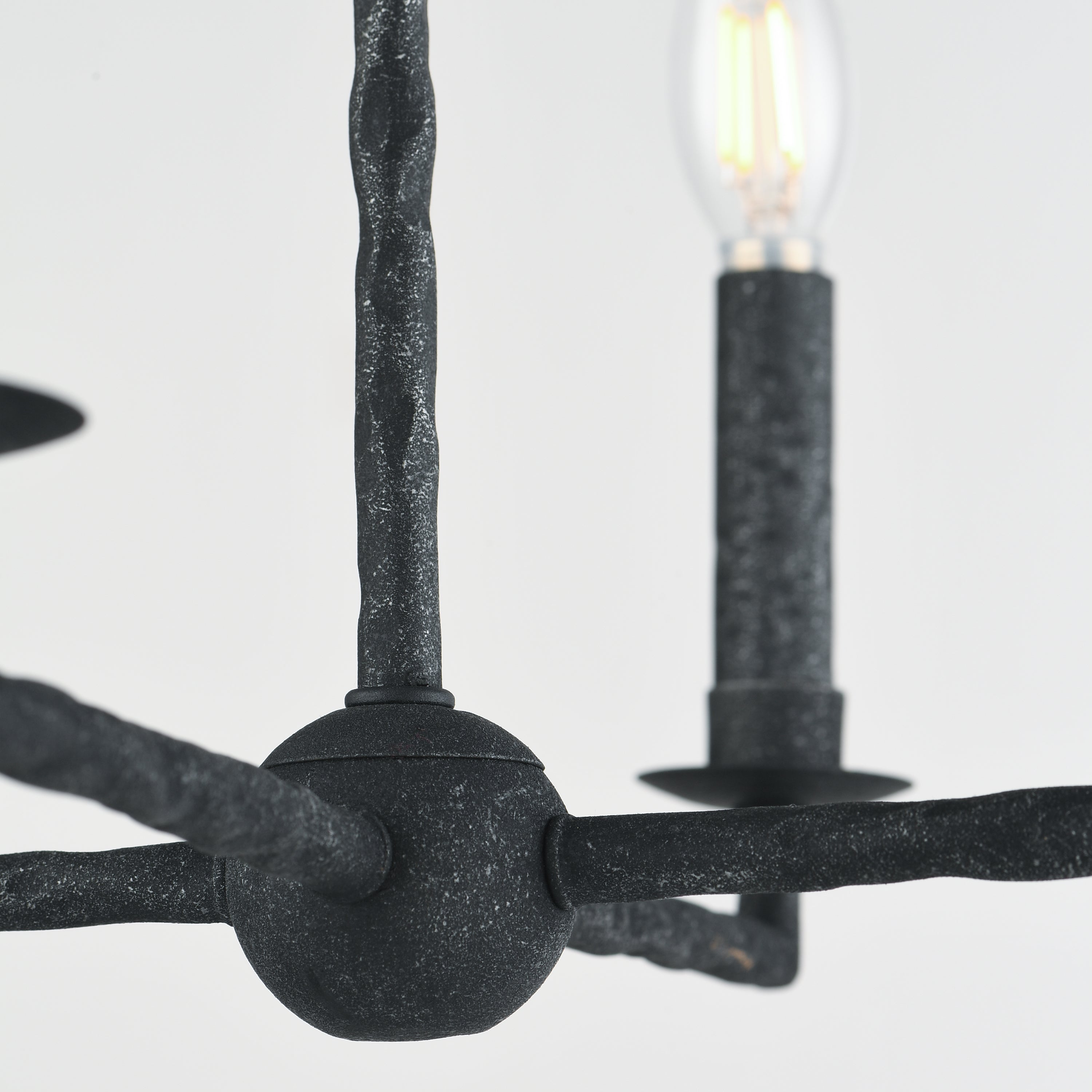 Martel 8 Light Pendant Black