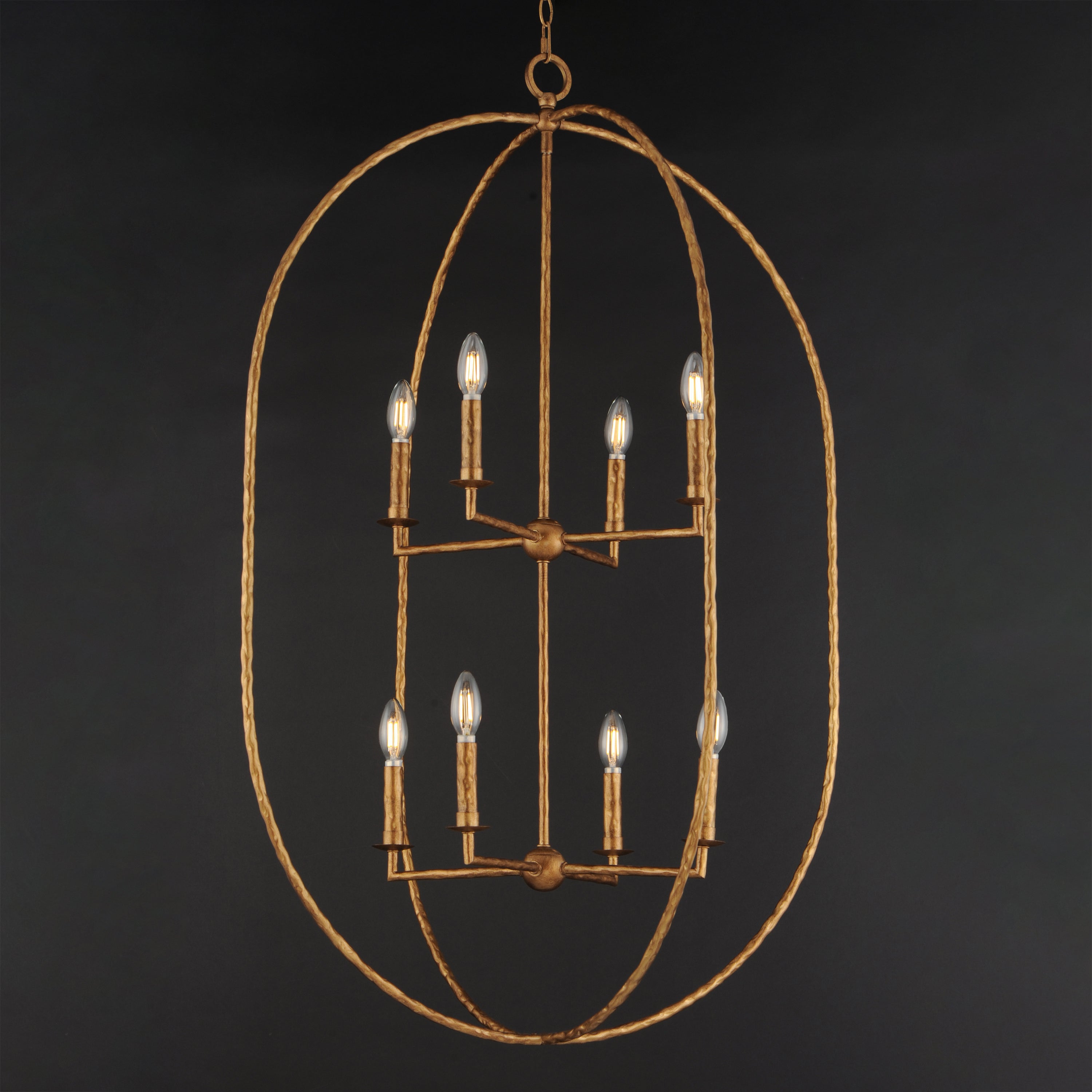 Martel 8 Light Pendant Gold