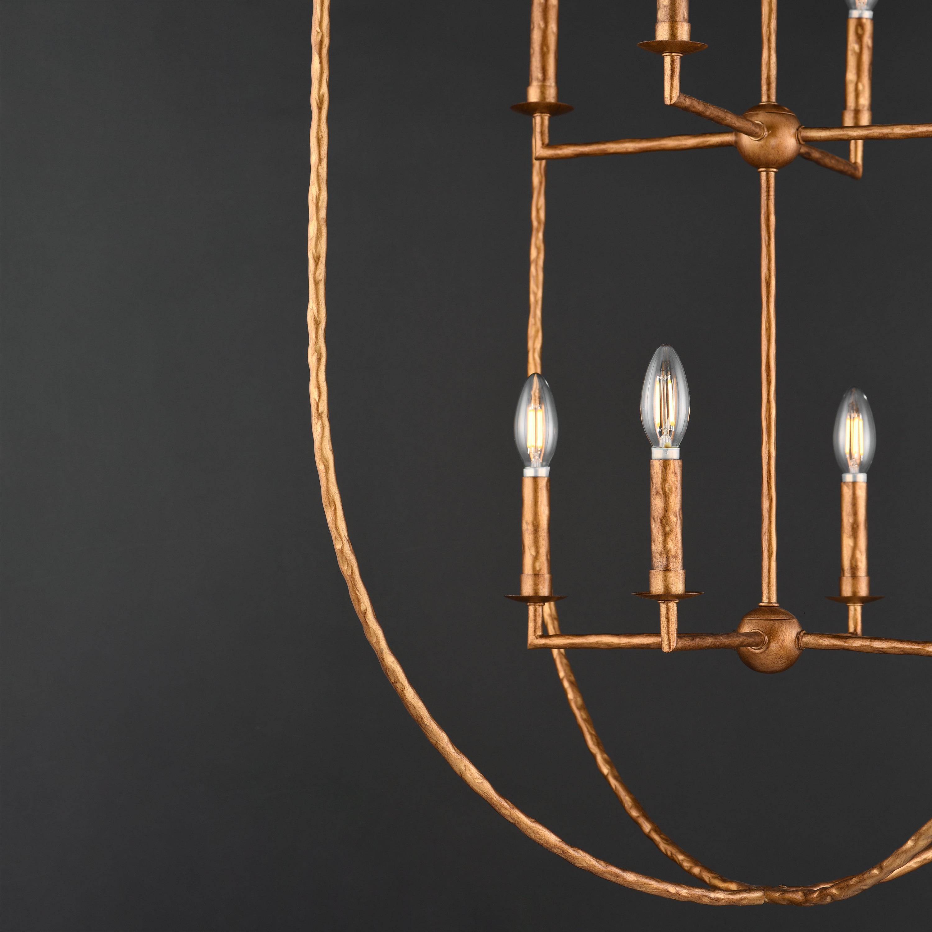 Martel 8 Light Pendant Gold