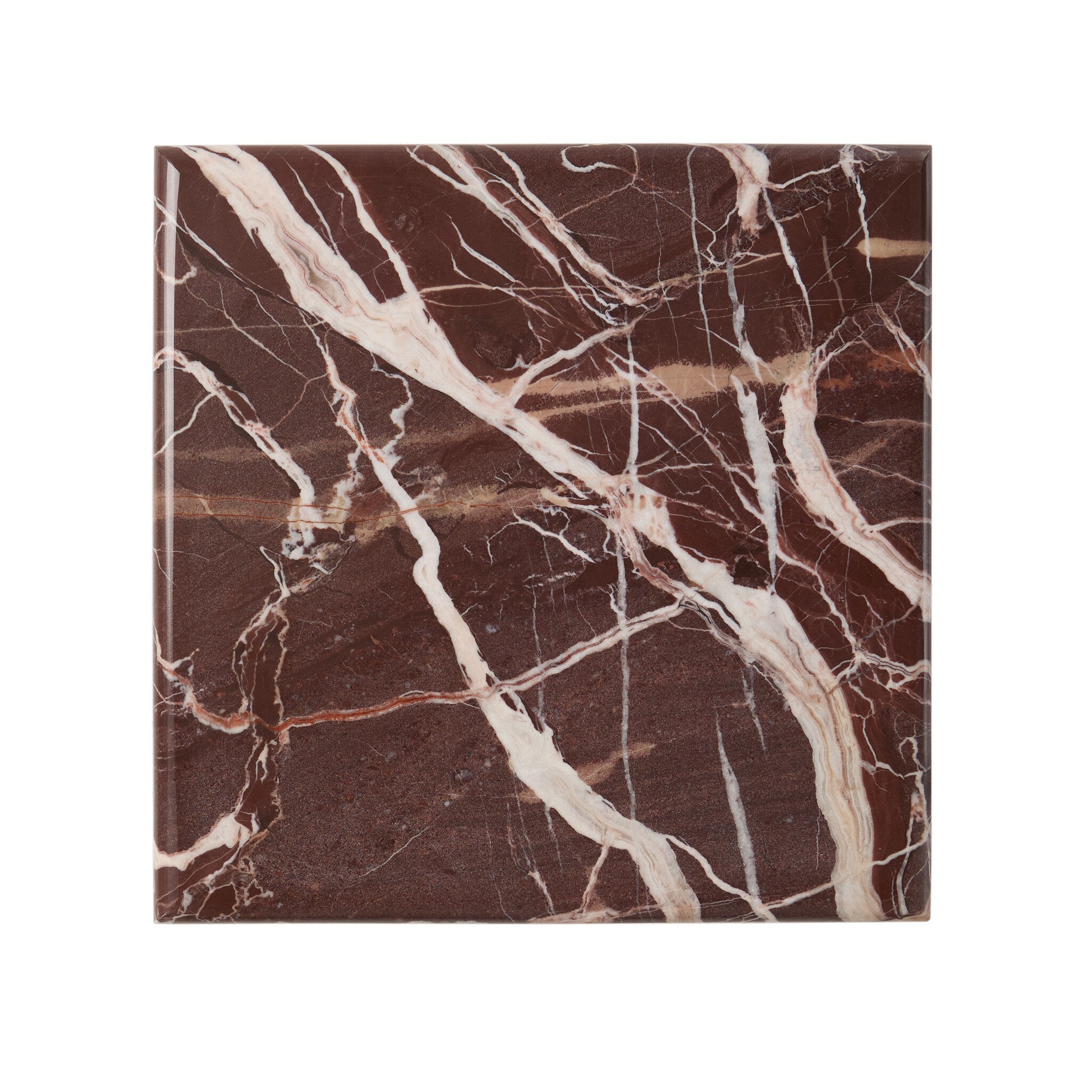 Arum End Table Merlot Marble