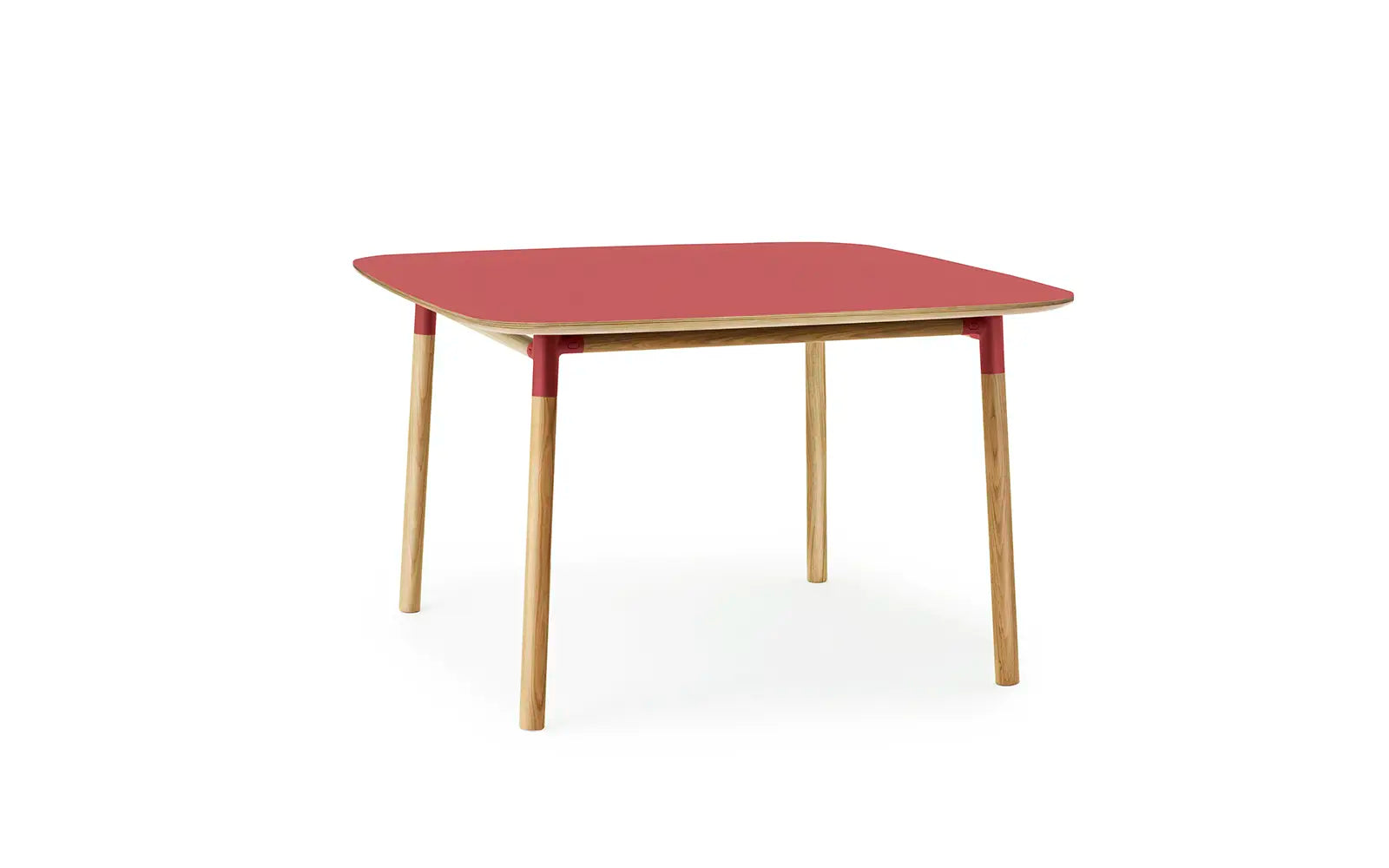 Form Table Small Red/Oak