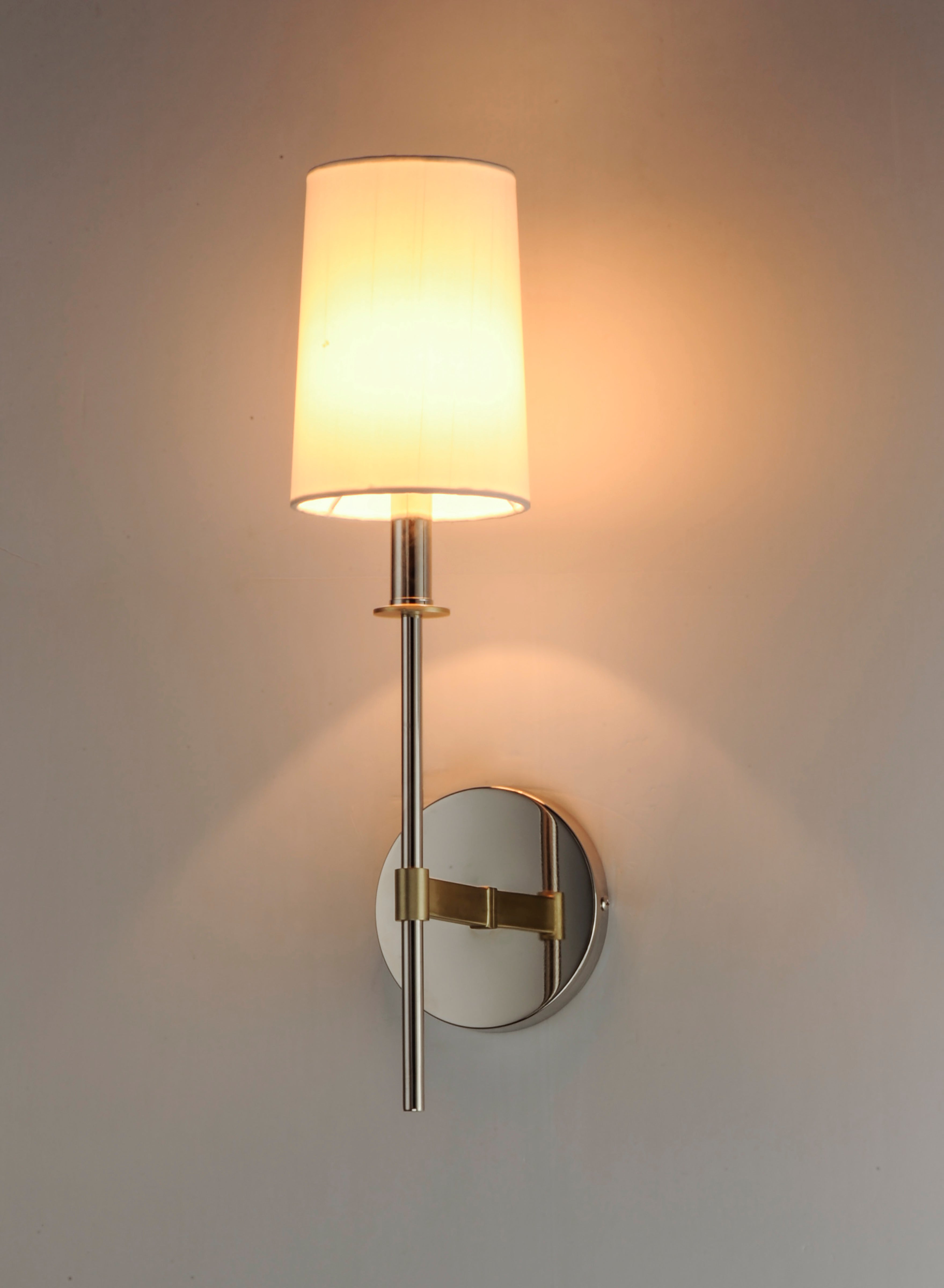 Uptown Sconce Brass/Nickel