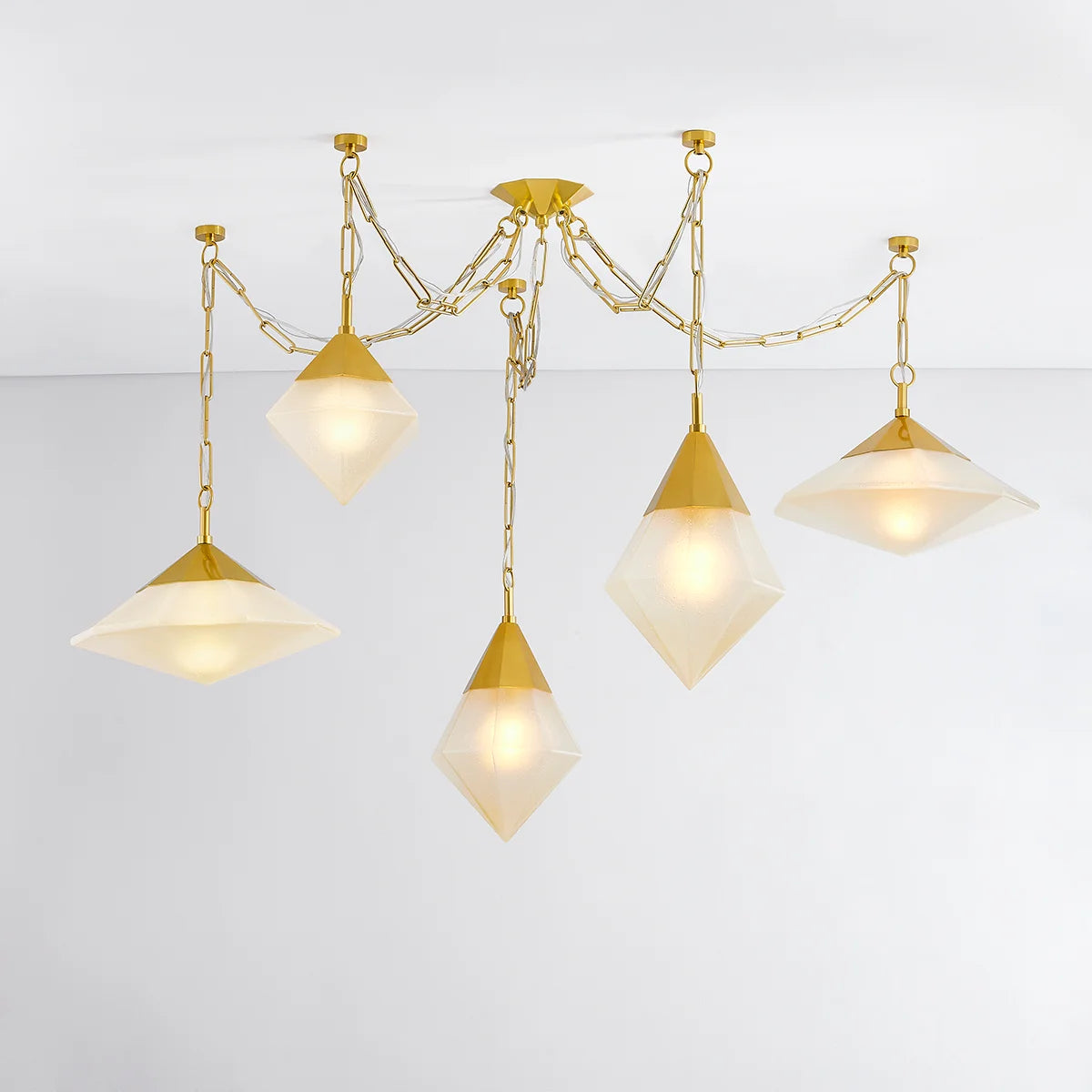 Angelique Pendant Brass Large