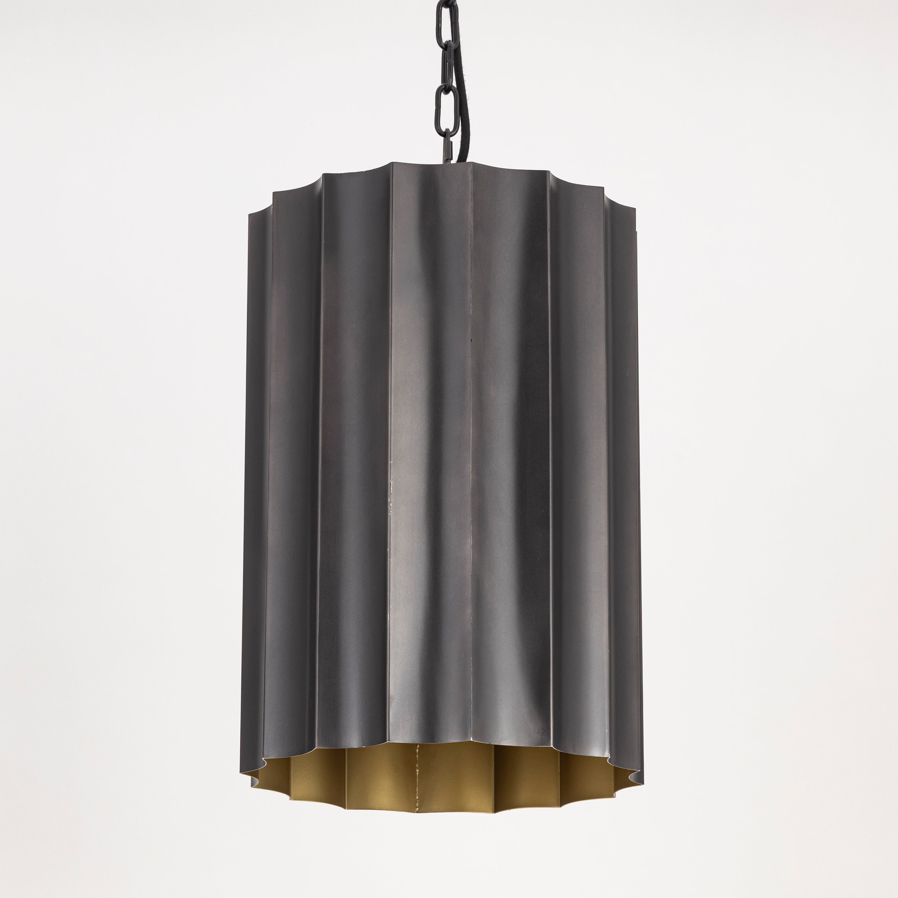 Allegra Small Pendant Gunmetal