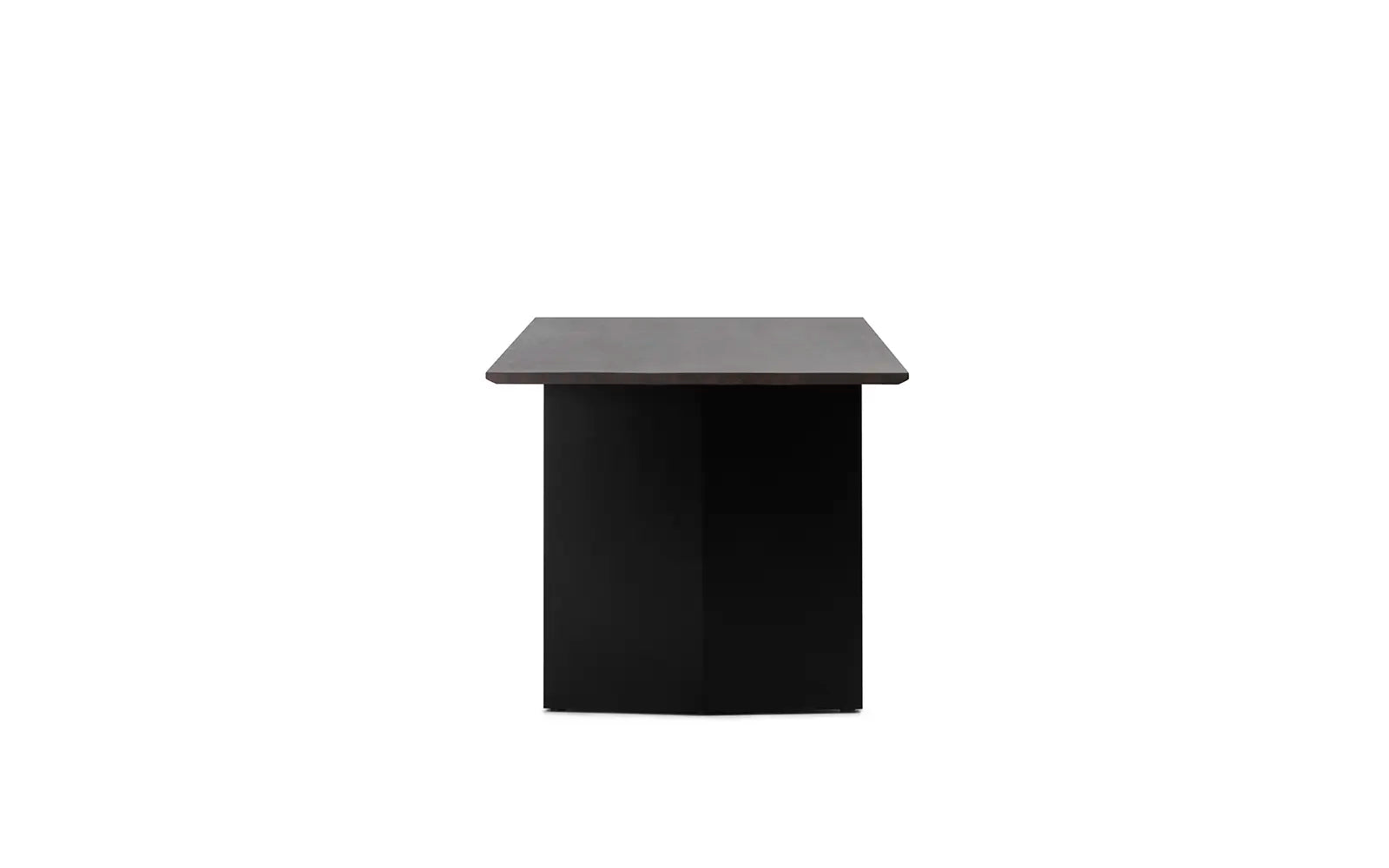Panel Table Large Black/Dark Brown