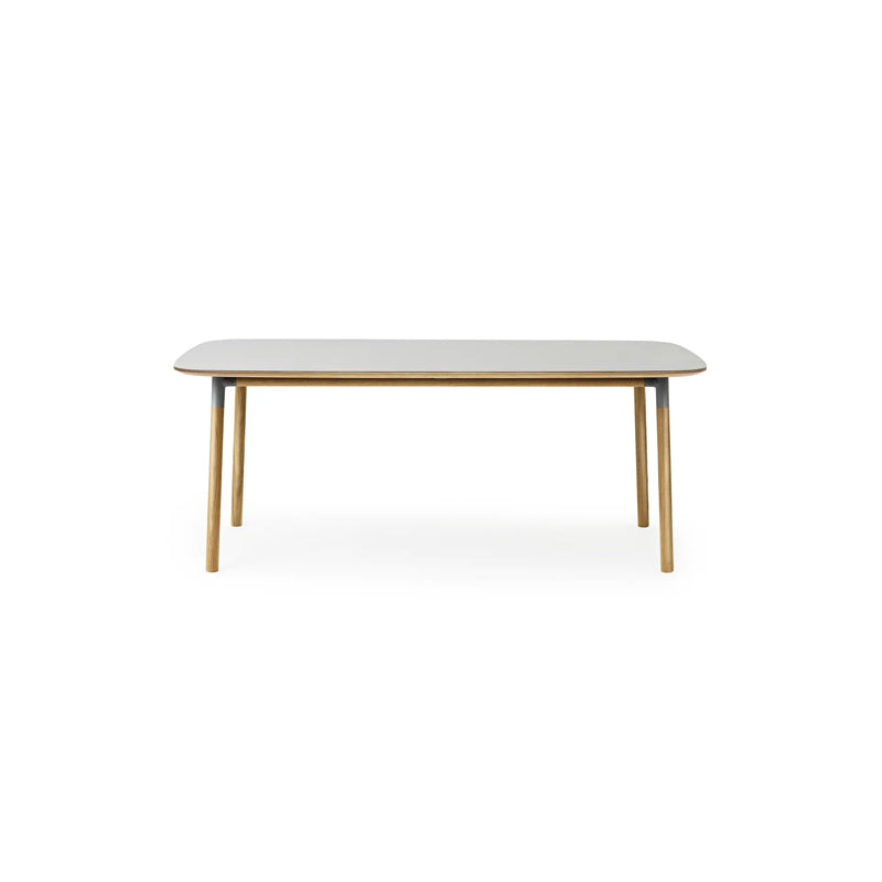 Form Table Large Grey/Oak