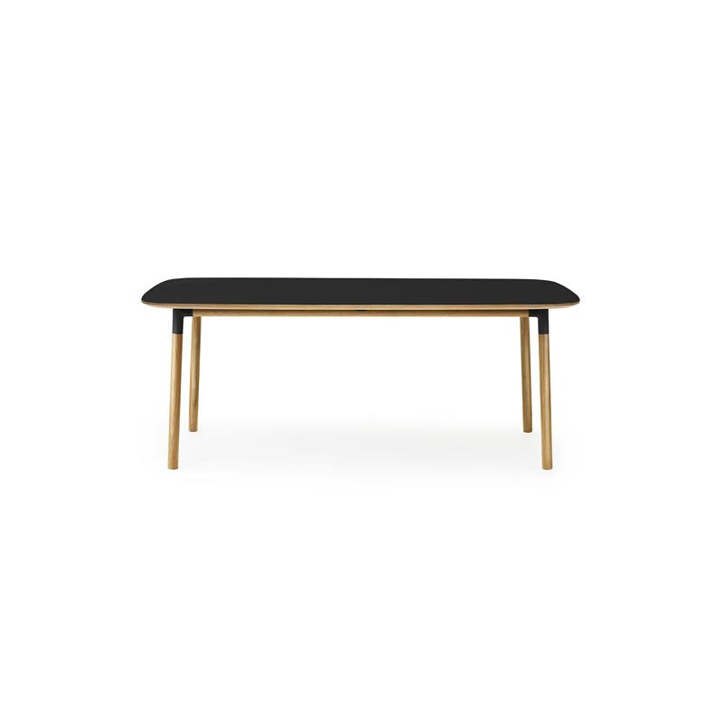 Form Table Large Black/Oak