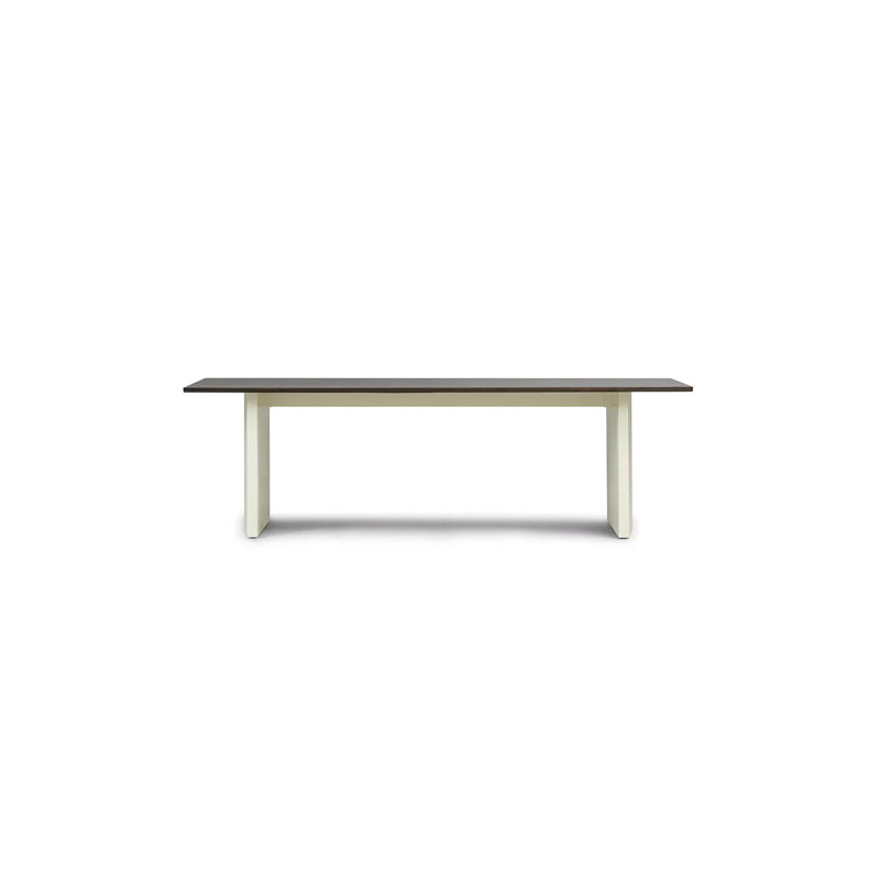 Panel Table Medium Cream/Dark Brown