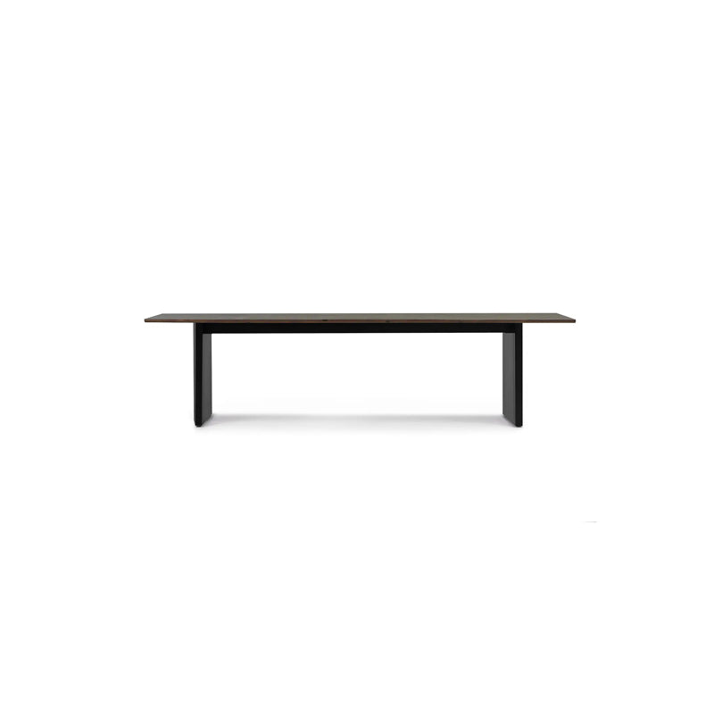 Panel Table Large Black/Dark Brown