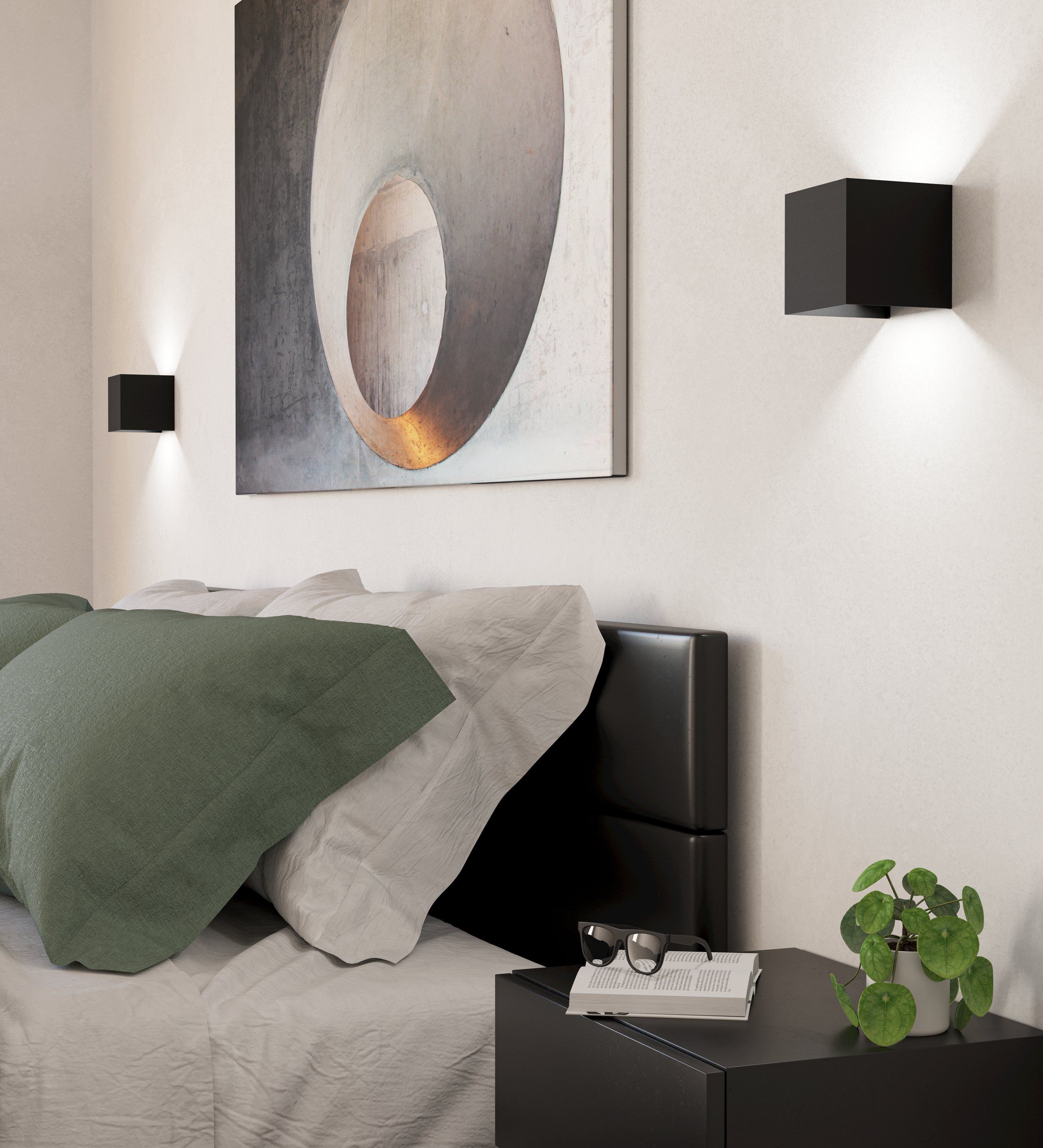 Valmontone Wall Sconce Black