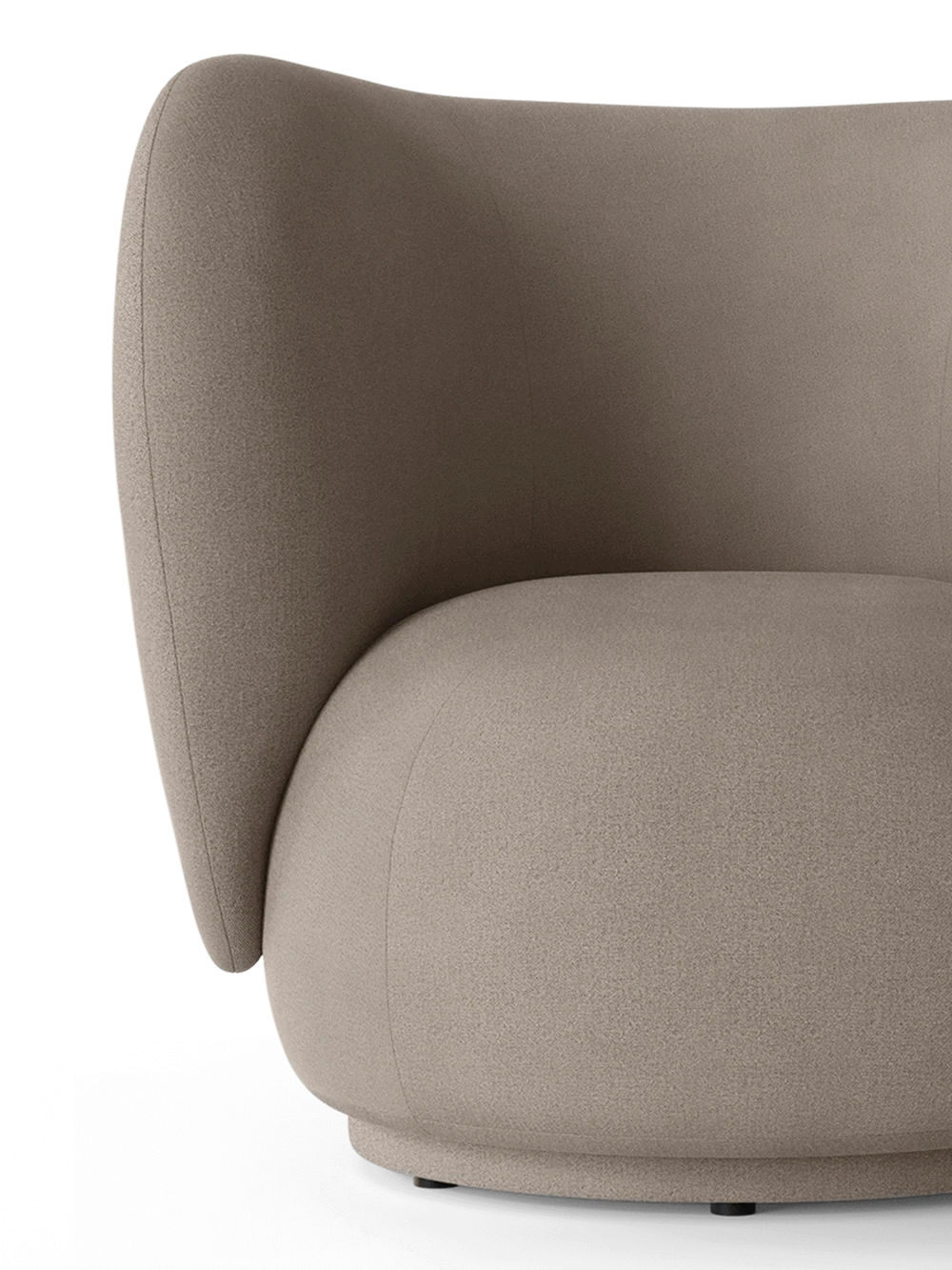 Rico Lounge Chair Swivel Brushed Warm Grey