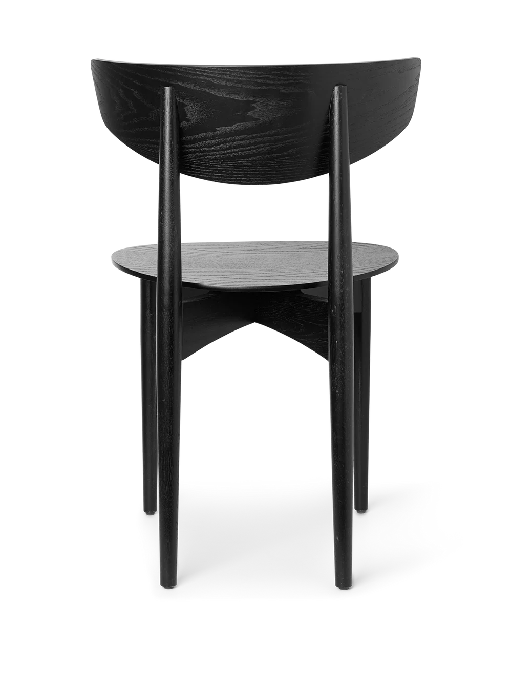 Herman Dining Chair Wood Black