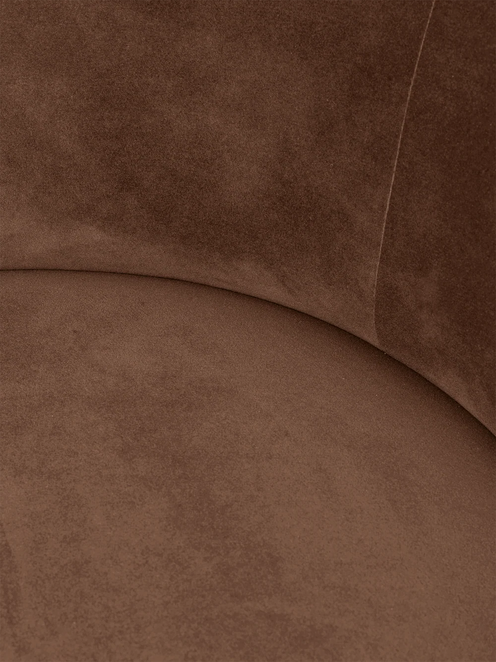 Rico Lounge Chair Swivel Velvet Soft Brown