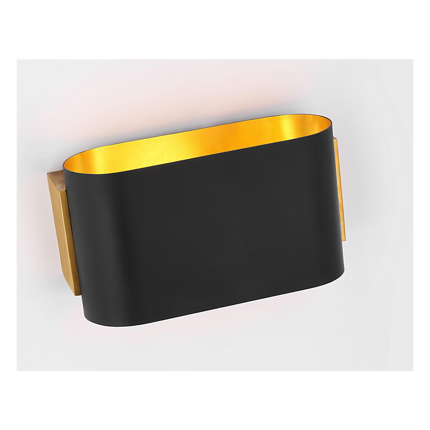 Nella Small Sconce Brass/Black