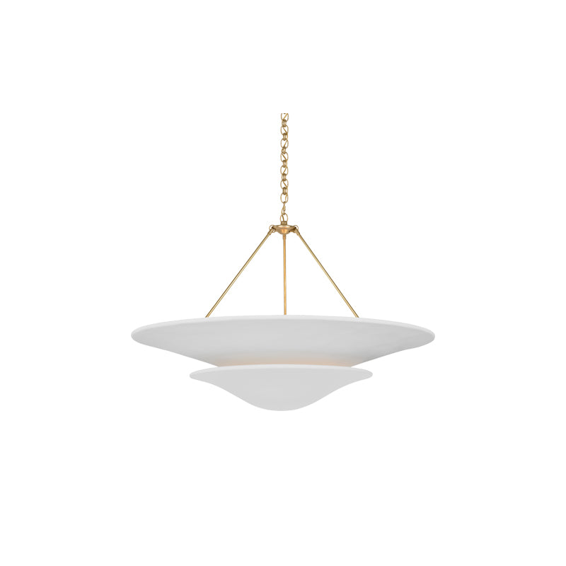 Mollino Chandelier Brass