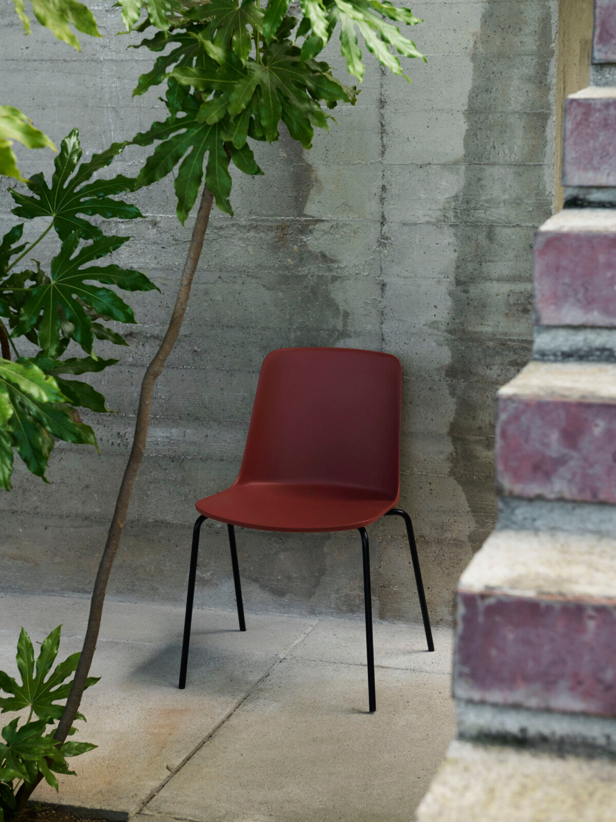 Rely HW138 Chair Red Brown