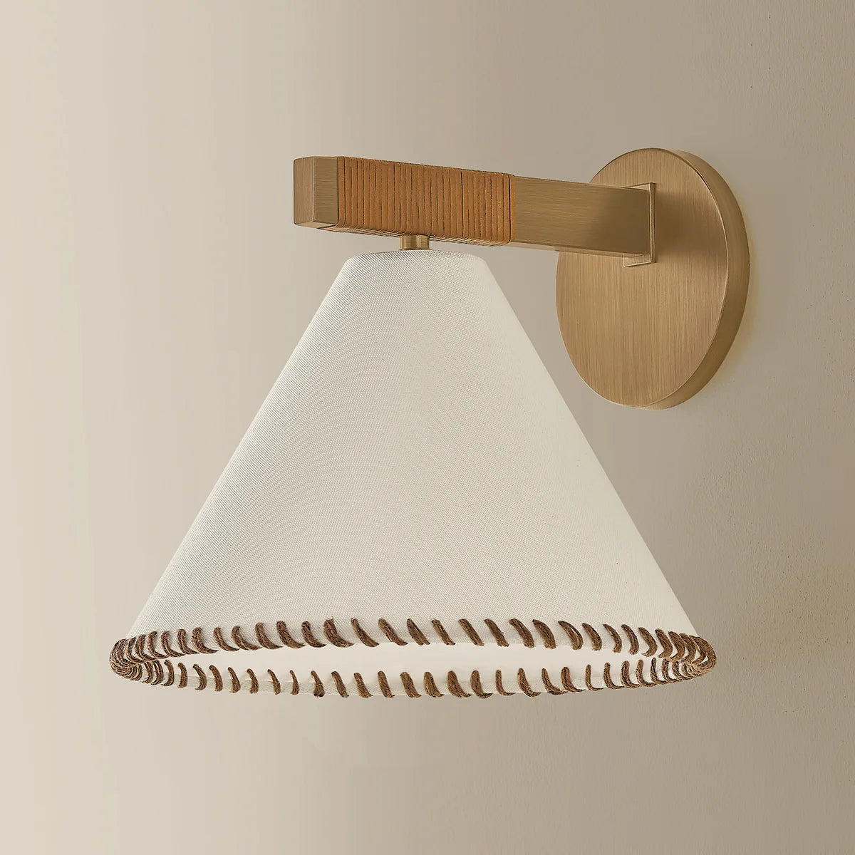 Stoney Sconce Brass