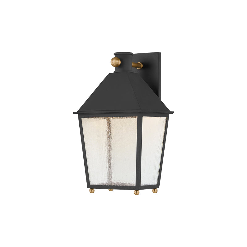 Gladden Lantern Sconce Black Small