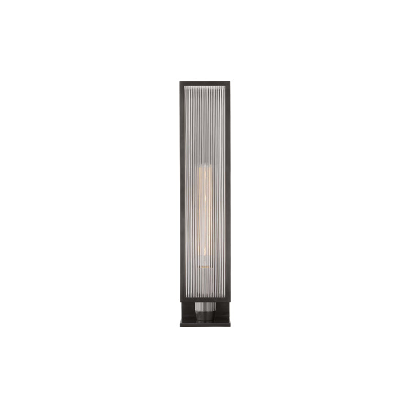 York Single Box Outdoor Sconce Bronze