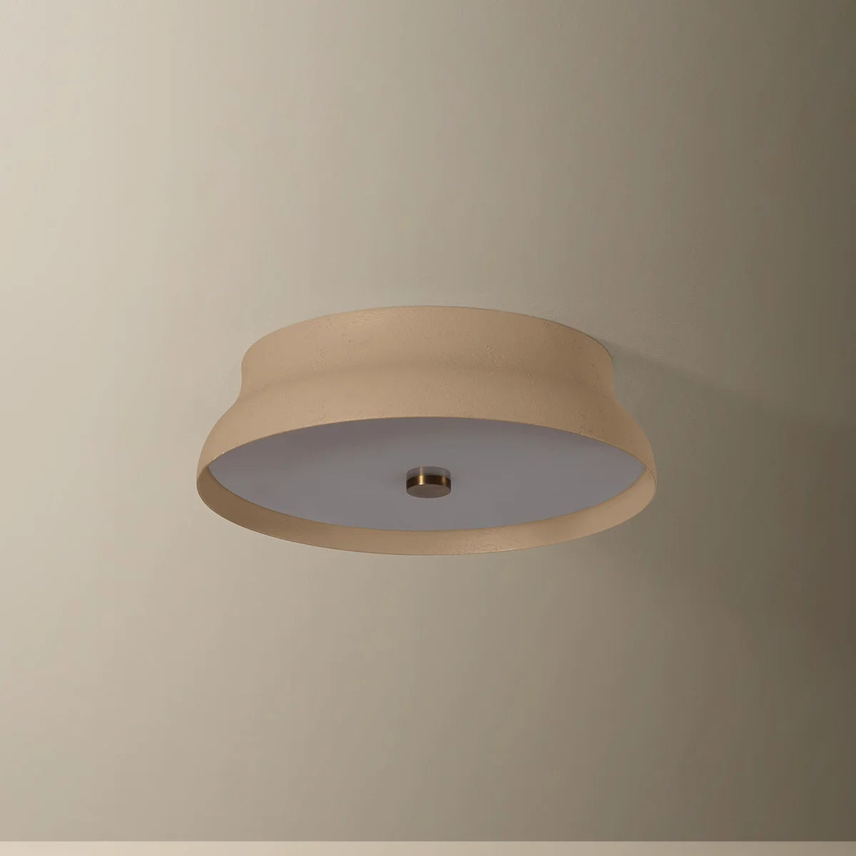 Shore Flush Mount Cream Small