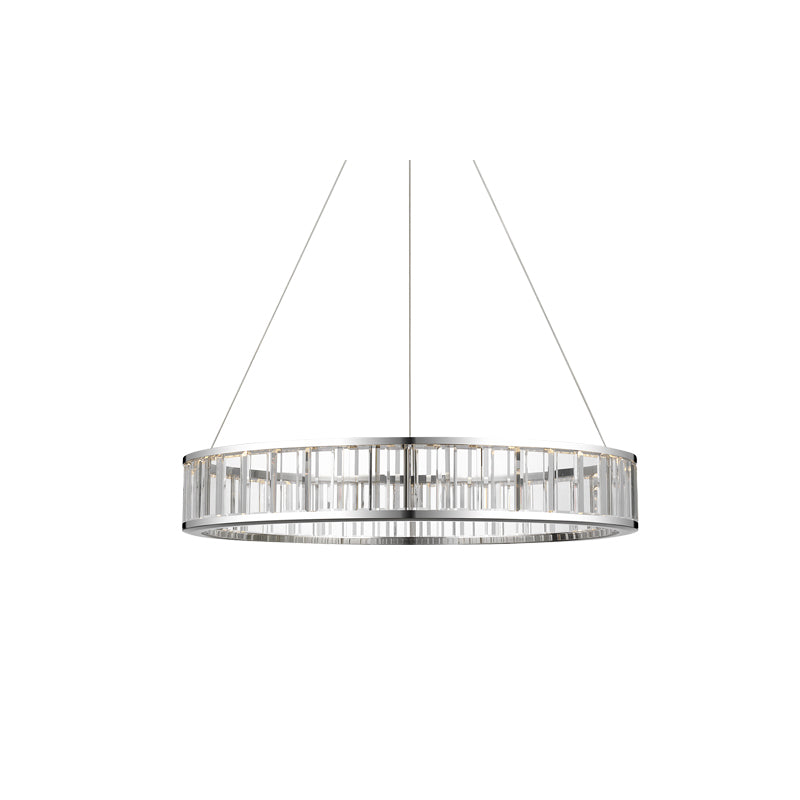 Iterna Chandelier Nickel/Crystal