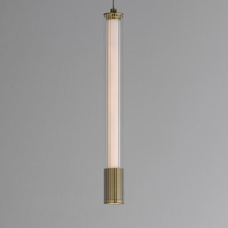 Cortex LED Single Pendant Aged Brass