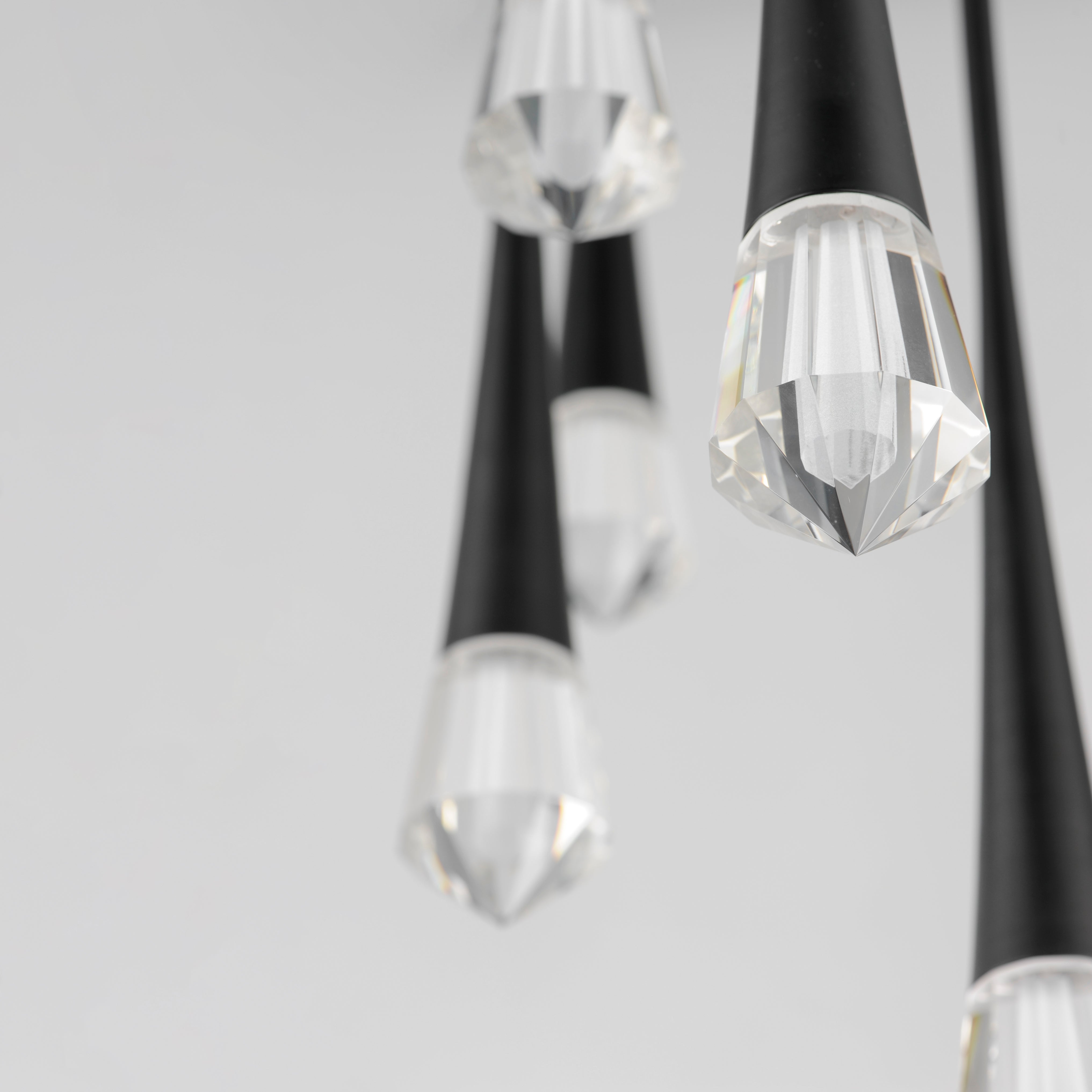 Pierce 12 Light Led Pendant Black