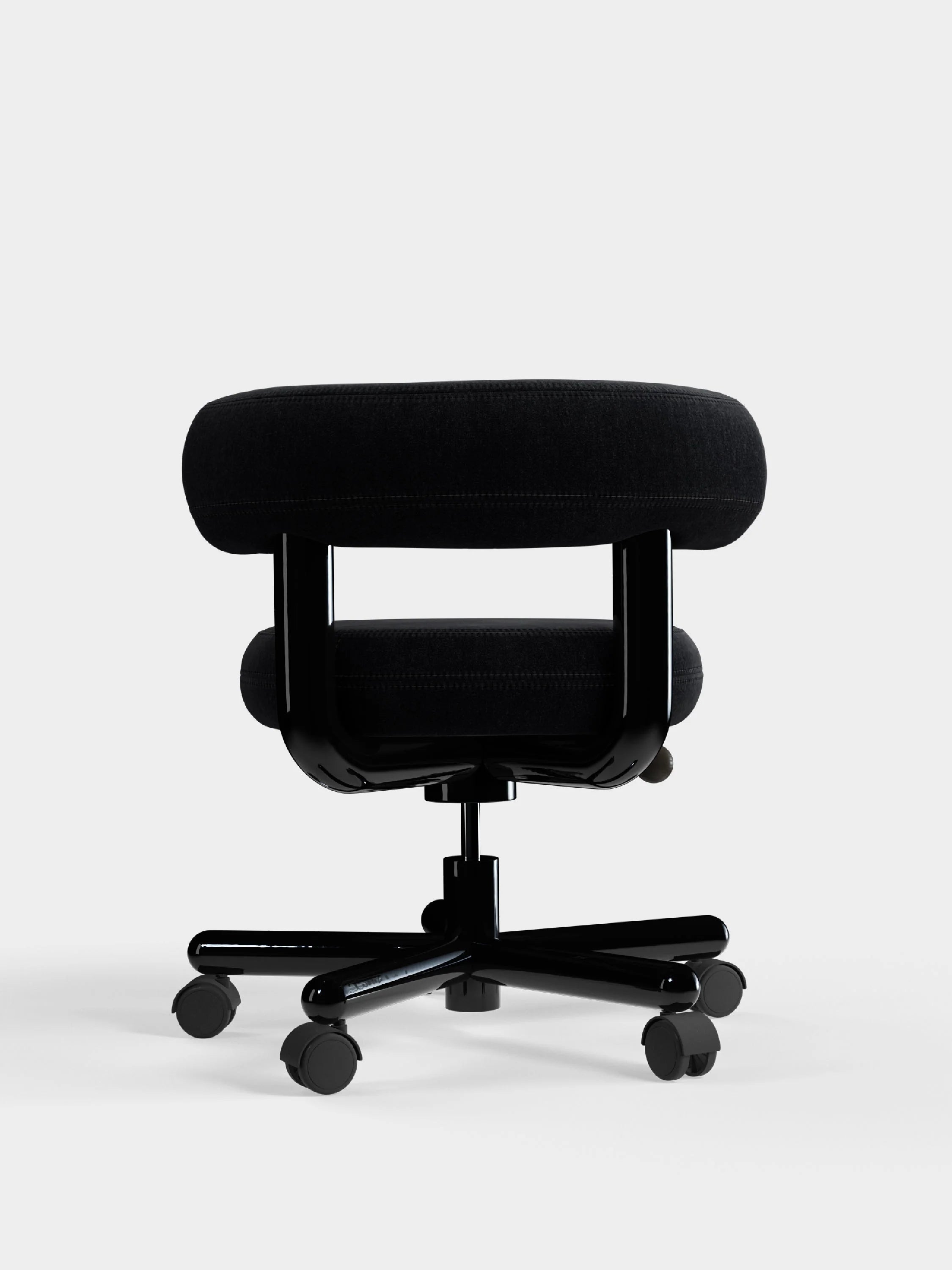 Fat Work Chair Black