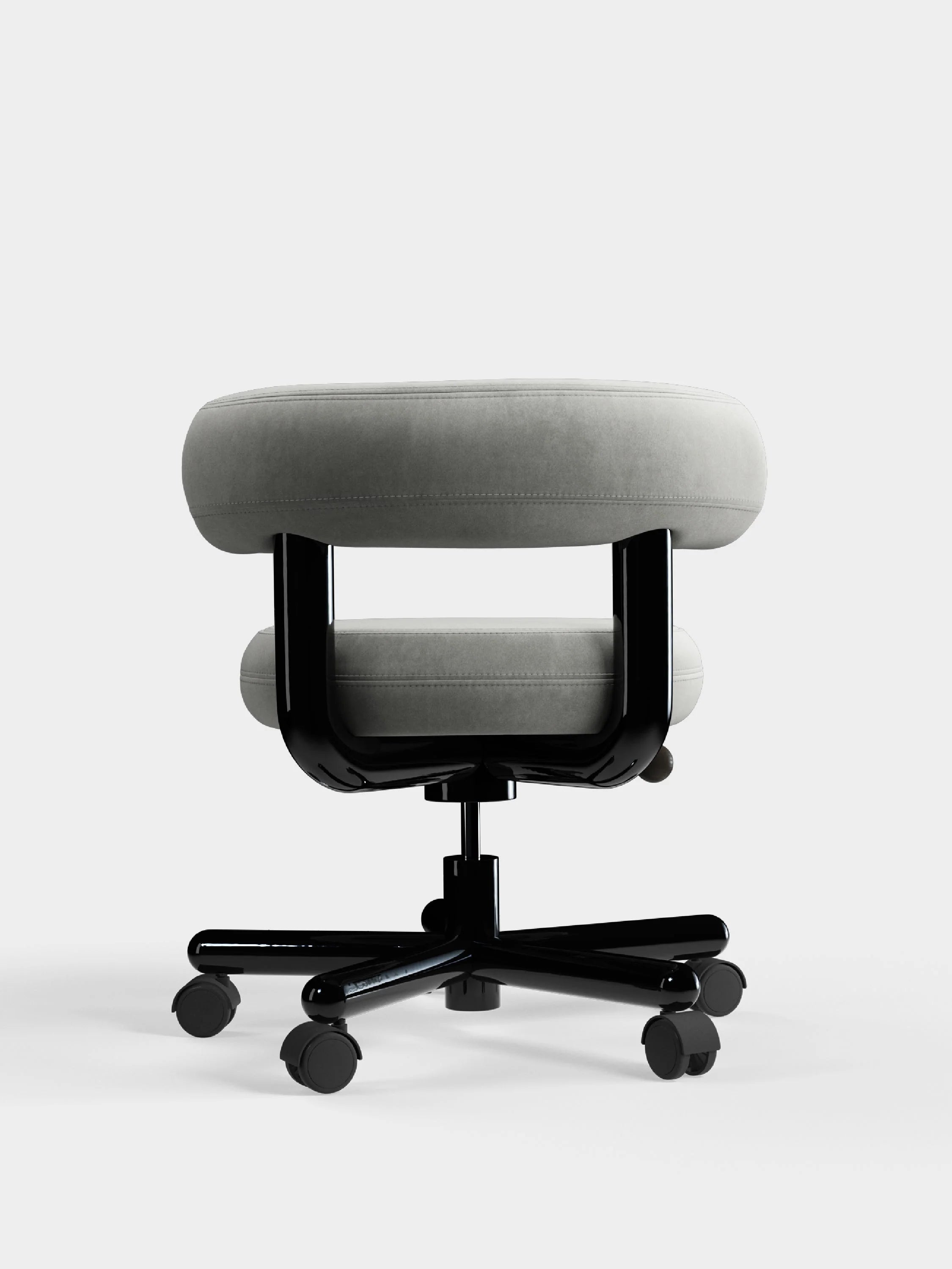 Fat Work Chair Silver
